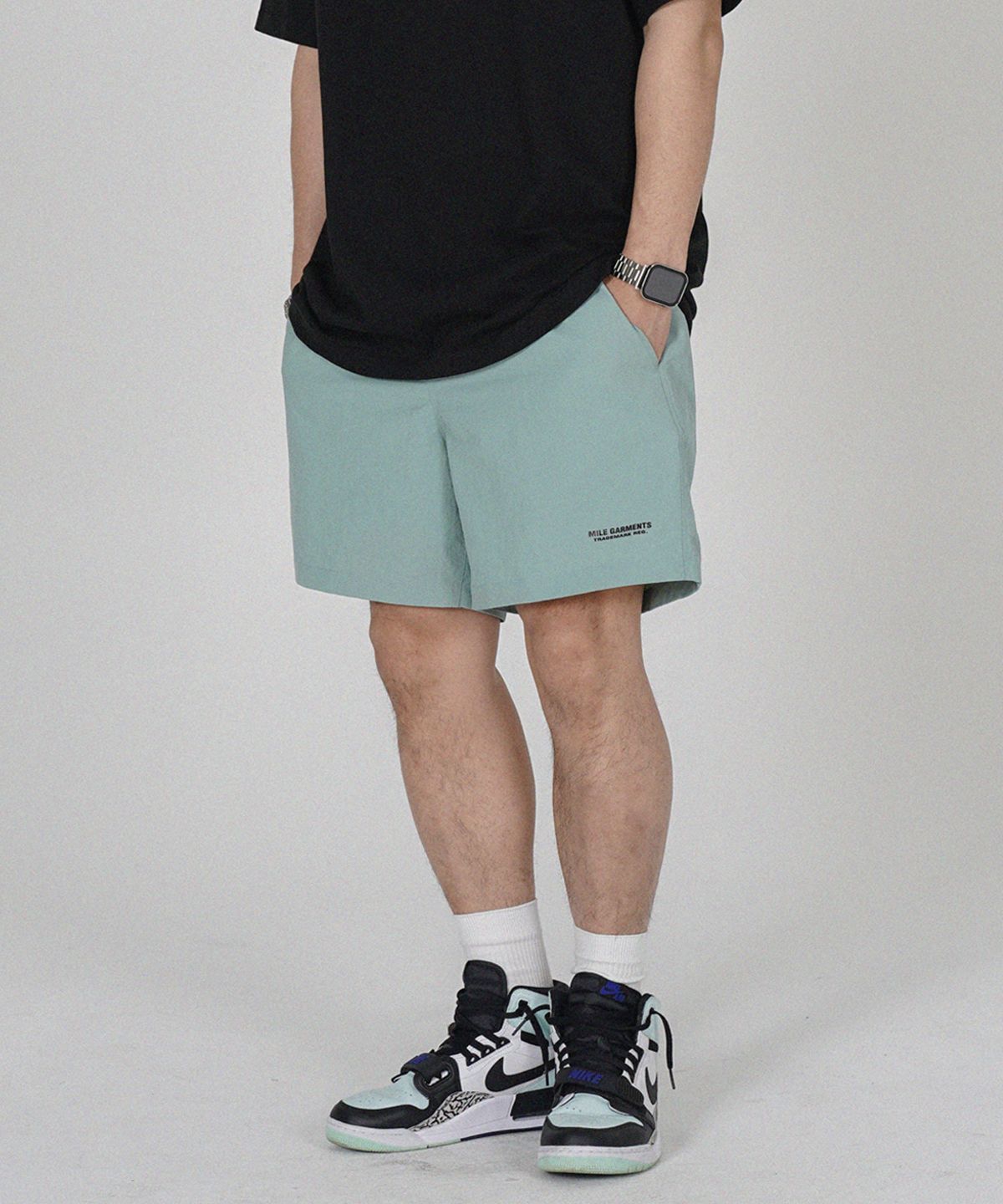 더마일(THEMILE) Summer Signature  Nylon Pants [MINT]