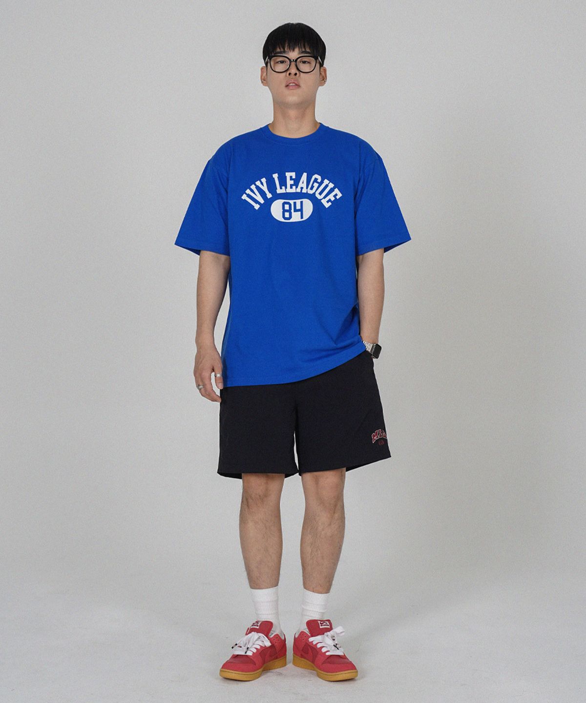 더마일(THEMILE) MLG 84 LOGO DAY PANTS [BLACK]