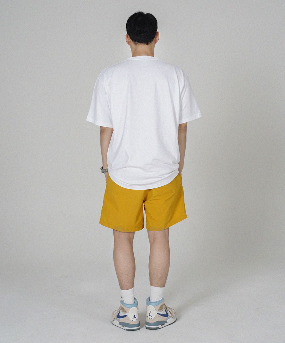 더마일(THEMILE) MLG 84 LOGO DAY PANTS [YELLOW]