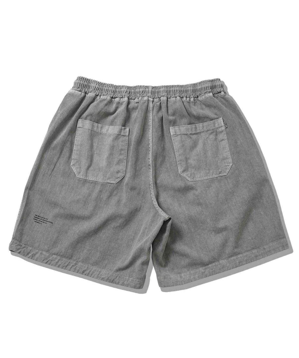 더마일(THEMILE) PIGMENT DYING COTTON PANTS [INDIGO GREY]
