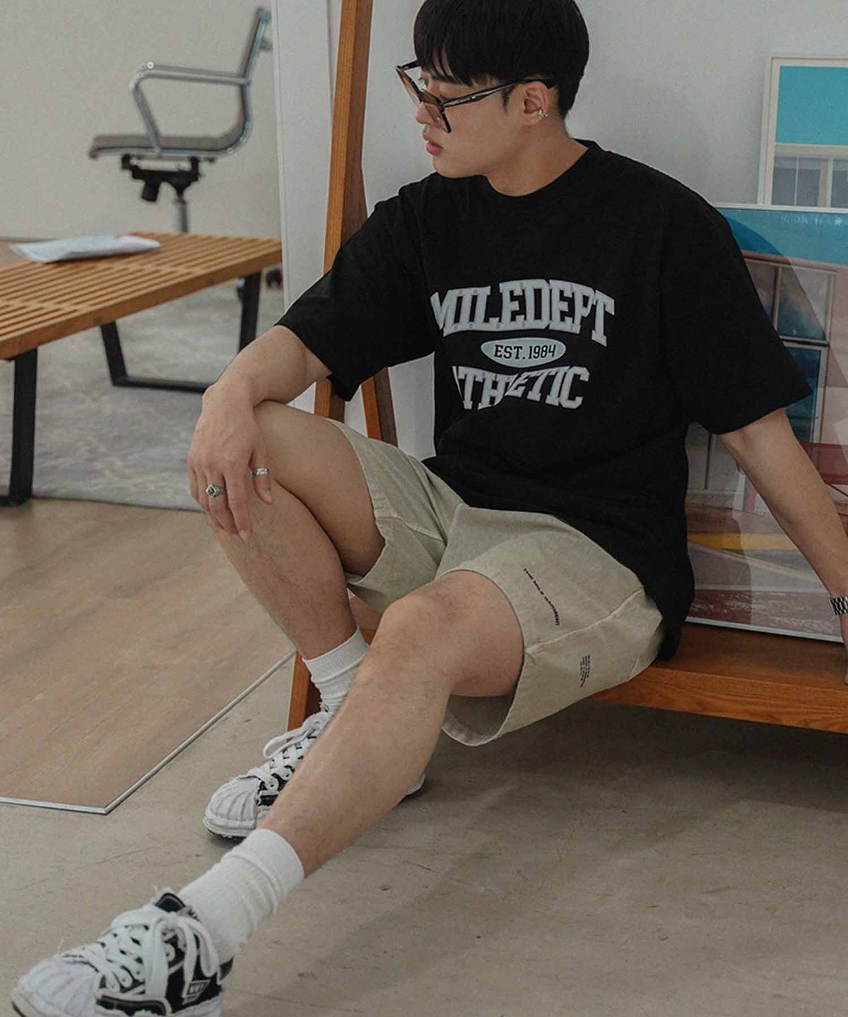 더마일(THEMILE) PIGMENT DYING COTTON PANTS [BEIGE]