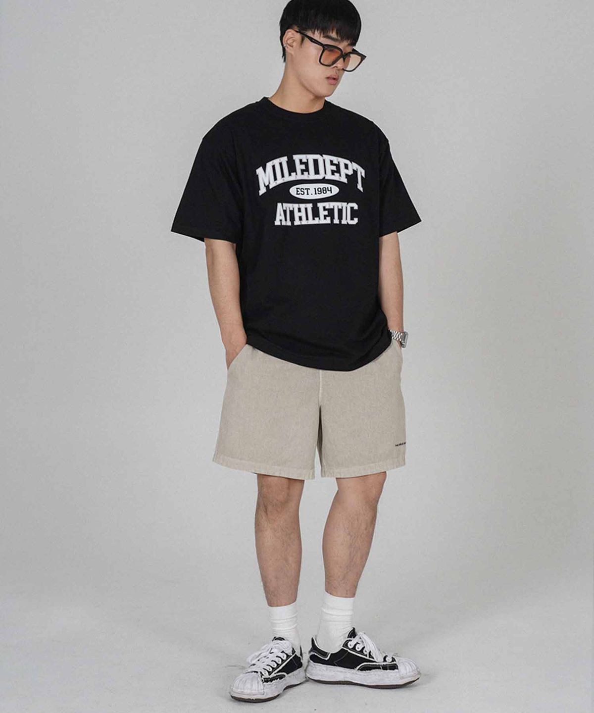 더마일(THEMILE) PIGMENT DYING COTTON PANTS [BEIGE]