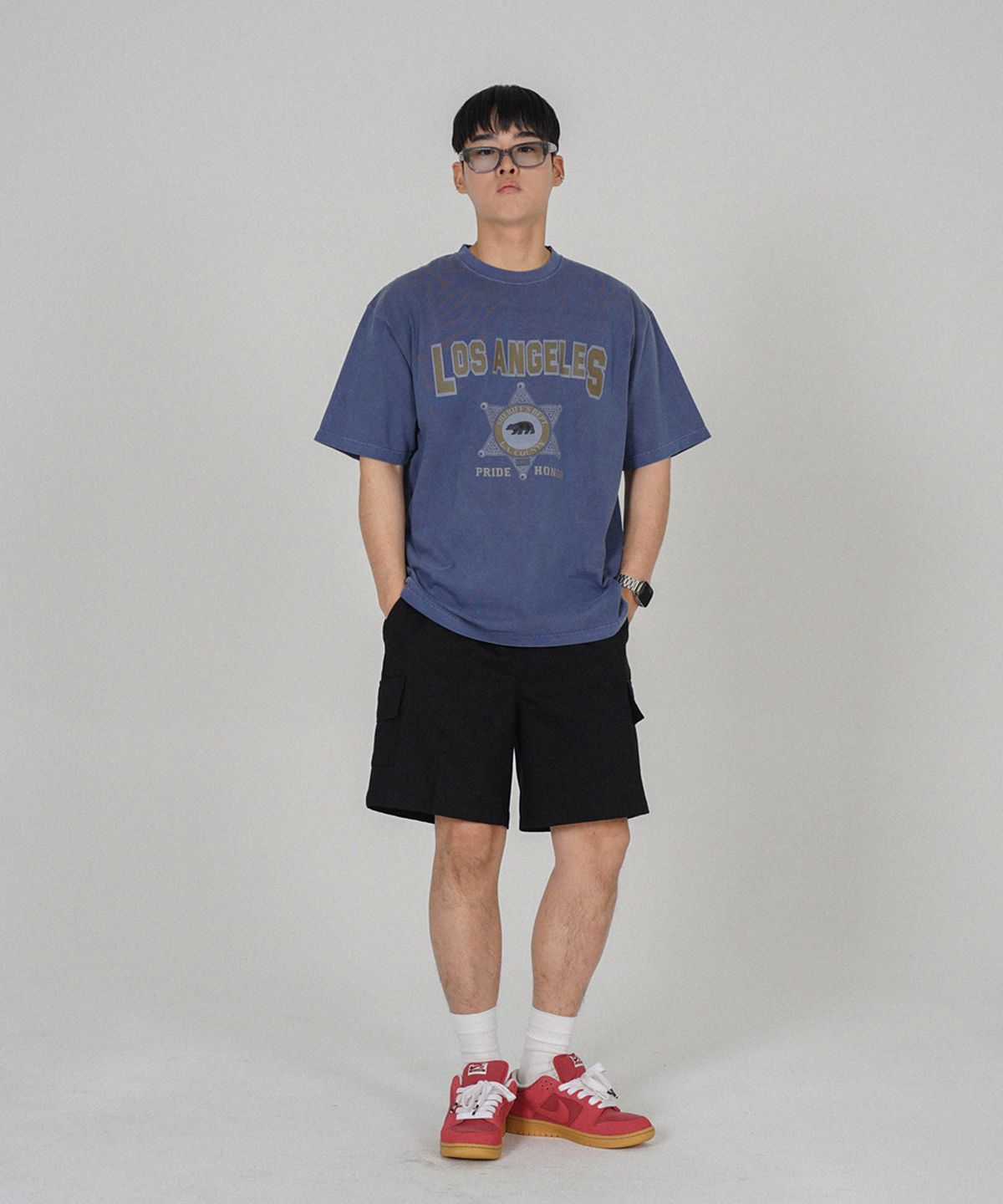 더마일(THEMILE) DAILY COTTON UTILITY CARGO PANTS [BLACK]