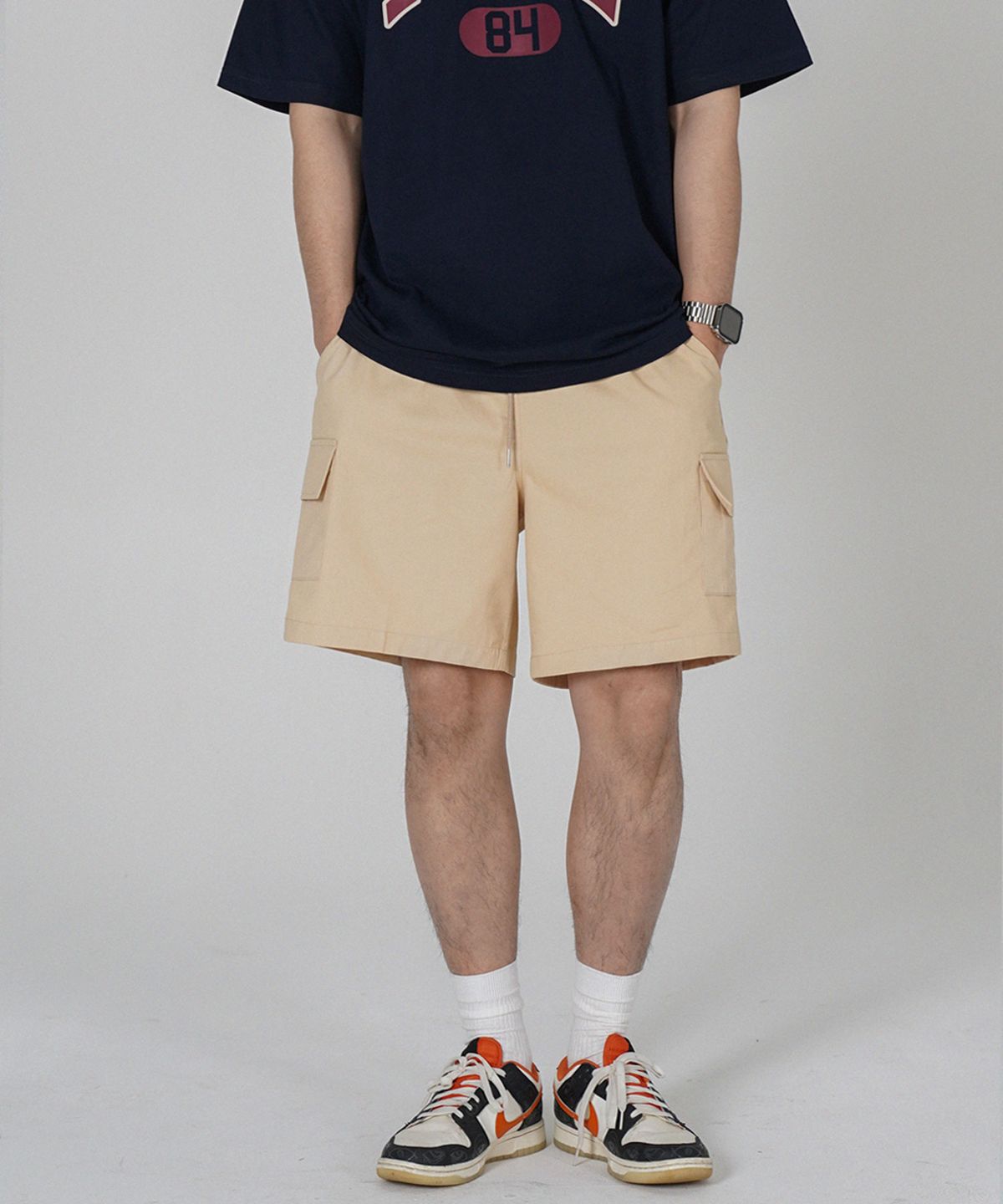 더마일(THEMILE) DAILY COTTON UTILITY CARGO PANTS [BEIGE]