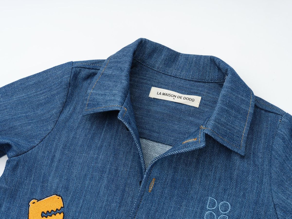 라메종드도도(LA MAISON DE DODO) Dodo Basic Denim Shirt_Blue Denim 데님 자켓