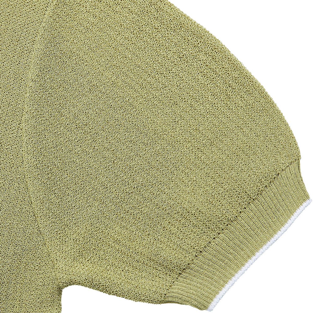 솔티(SORTIE) Texture Henly neck Knit (Olive Green)