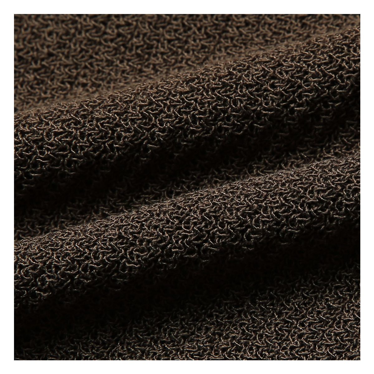 솔티(SORTIE) Texture Henly neck Knit (Brown)