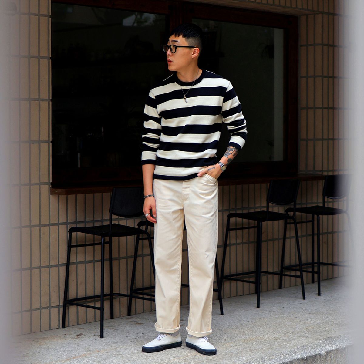 와이엠씨엘케이와이(YMCL KY) USMC P-41 HBT Pants - Natural