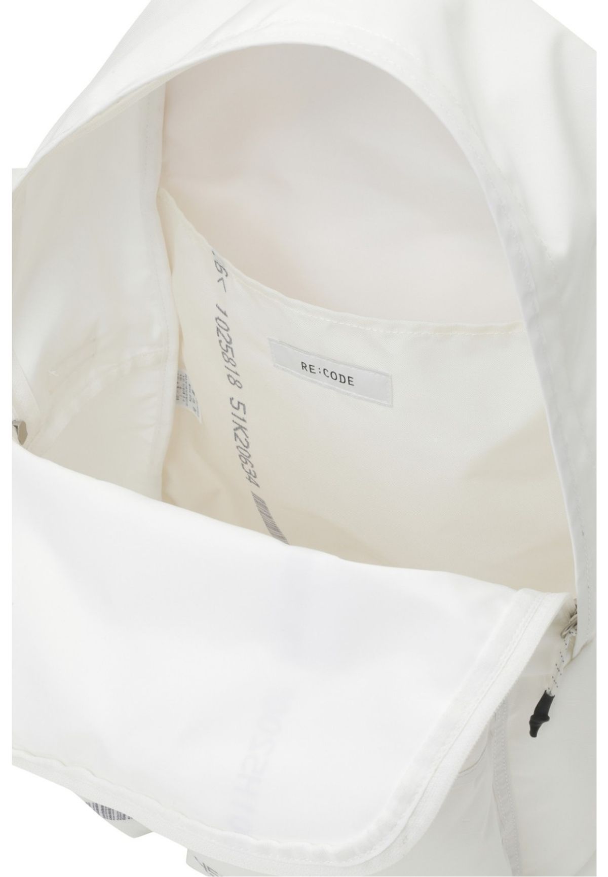 래코드(RECODE) Reflective Airbag Two Pocket Backpack(XL)_RYBAM23821IVX