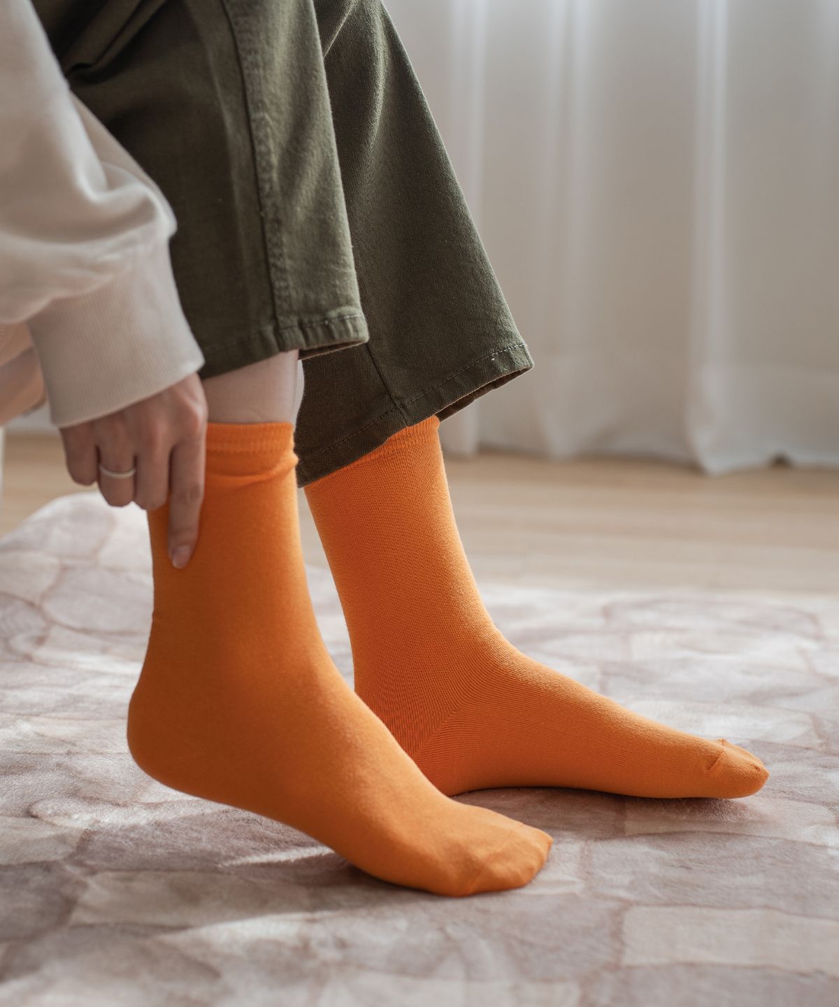 삭스팩토리(SOCKS FACTORY) [5PACK] 유니섹스 패션 무지 장목 양말 34color
