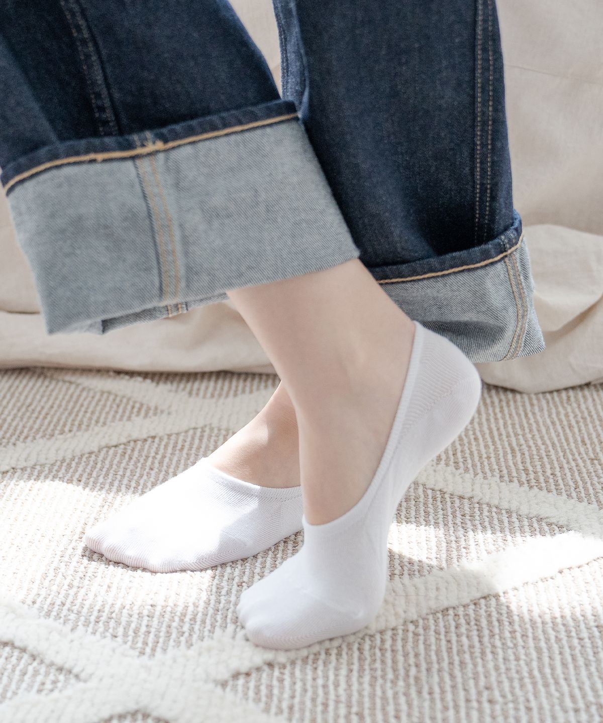 삭스팩토리(SOCKS FACTORY) [10PACK] 3단 실리콘 페이크삭스 5color