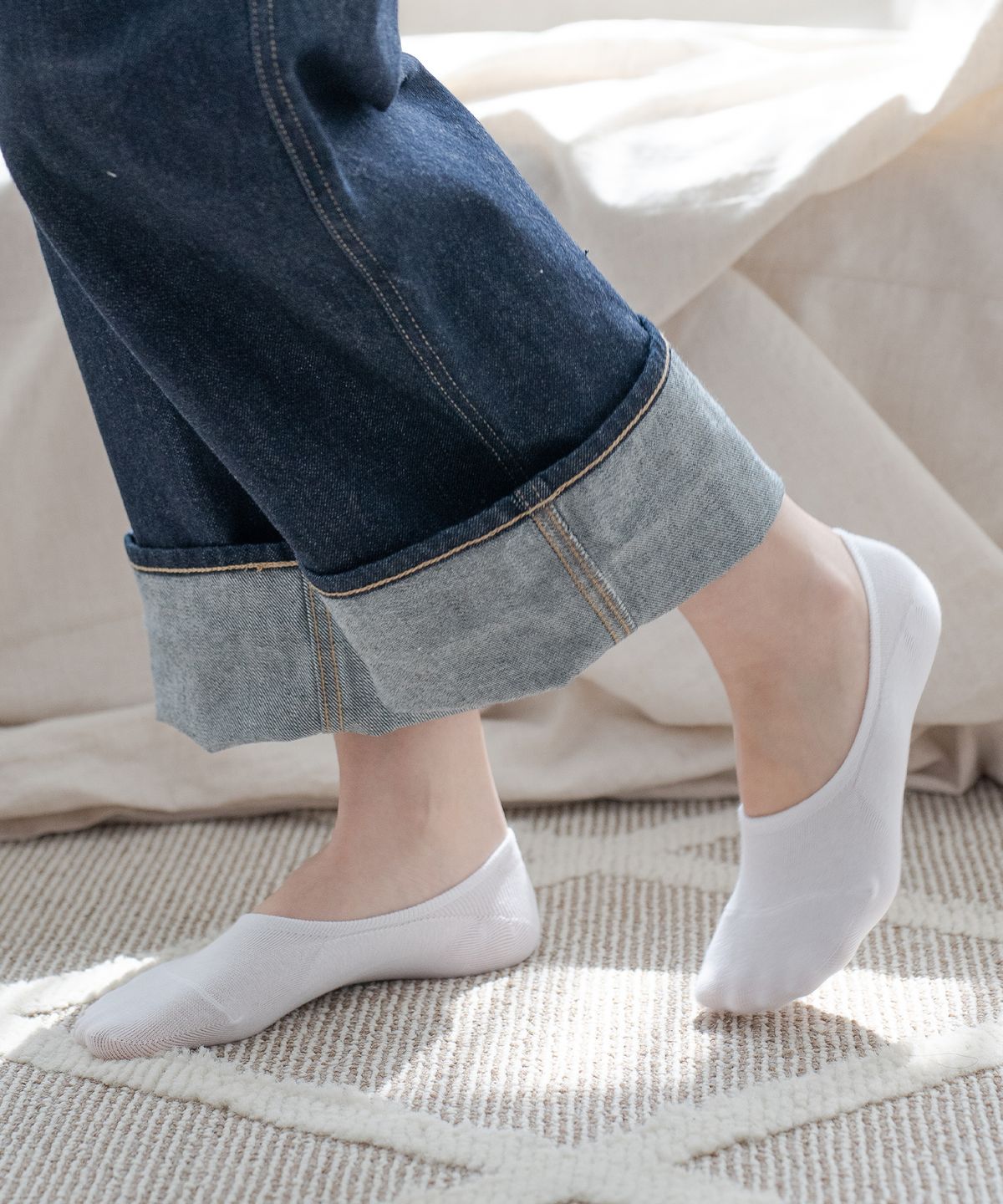 삭스팩토리(SOCKS FACTORY) [10PACK] 3단 실리콘 페이크삭스 5color