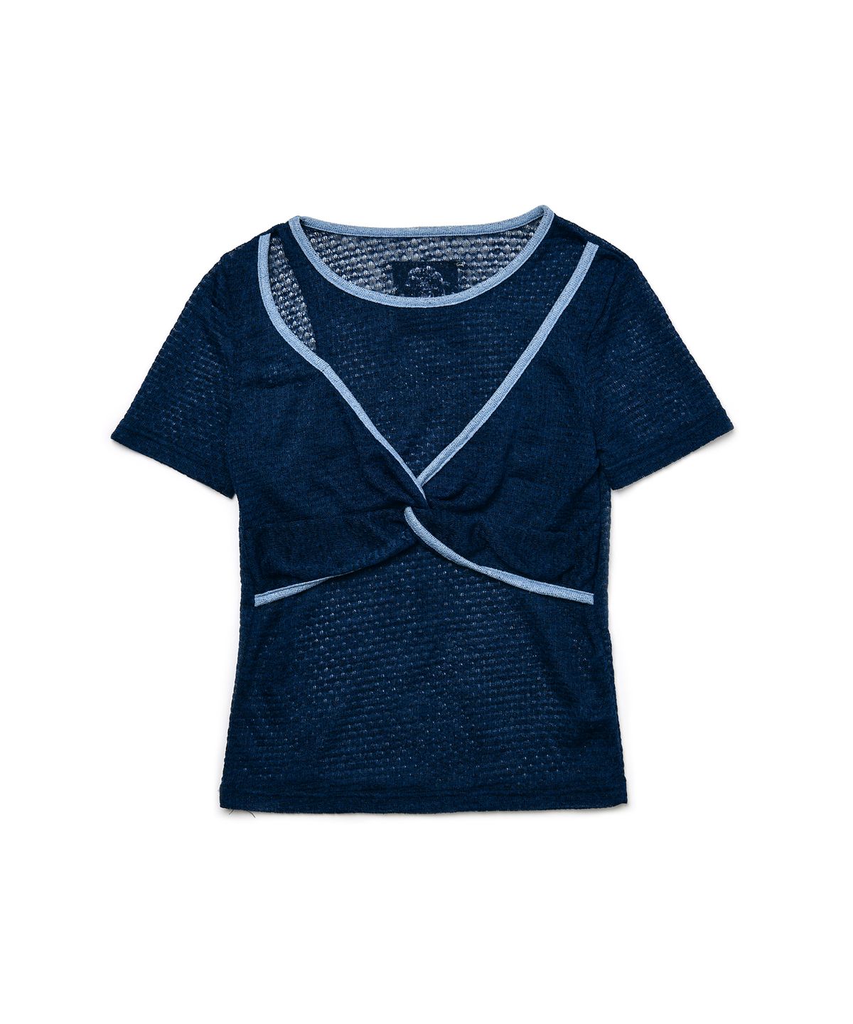 바이탈싸인(VITALSIGN) [LINE] Pipping Layered T-shirt