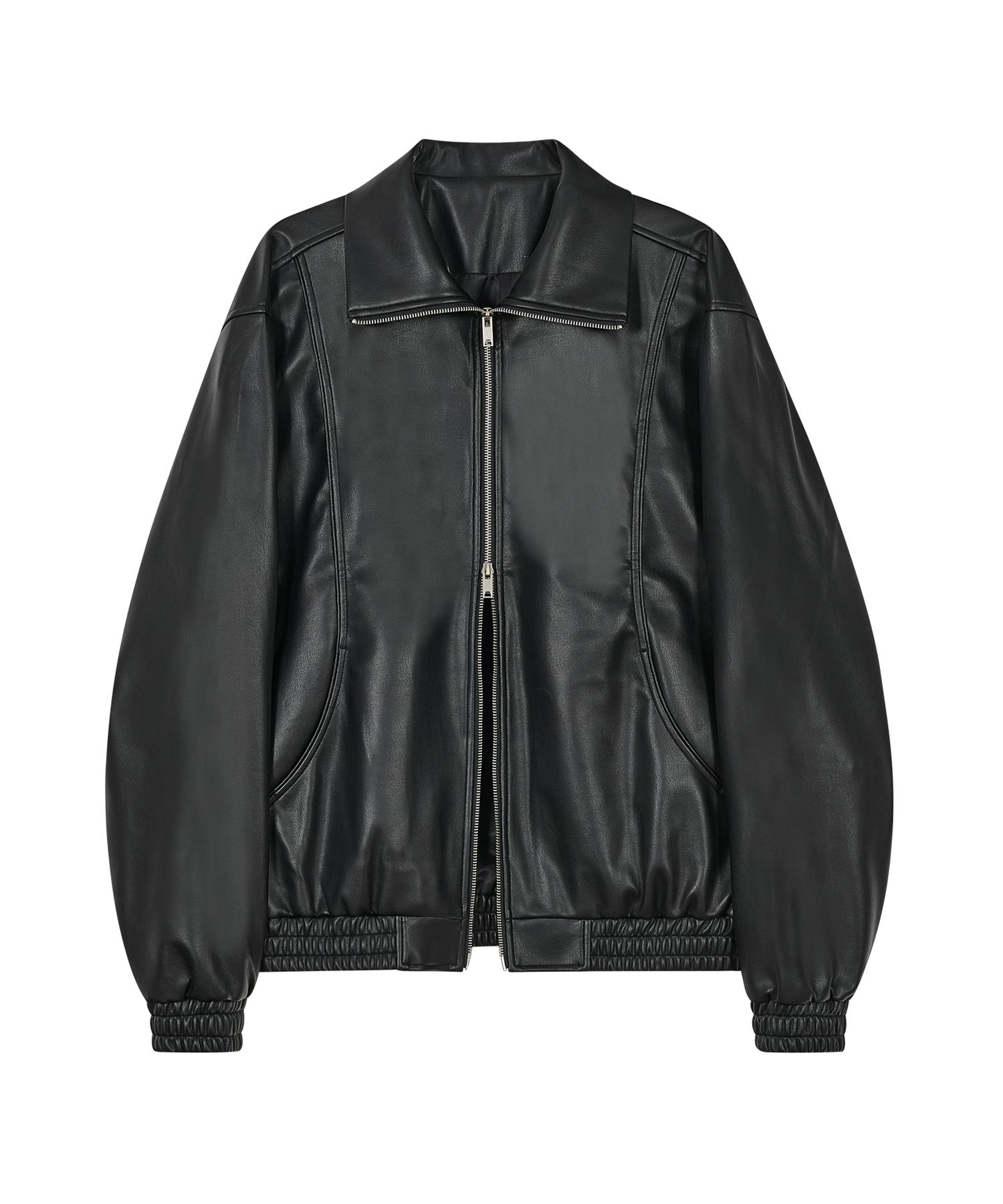 MUSINSA | IRONYPORNO WHITELINE 86-IRO254 Curved Bomber