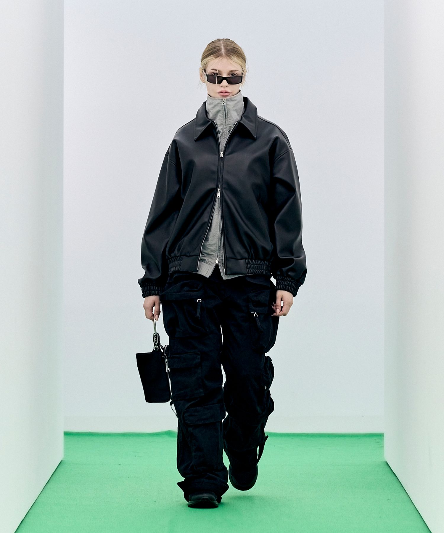 MUSINSA | STANDARDERROR 87-STAN010 Standard Blouson Leather