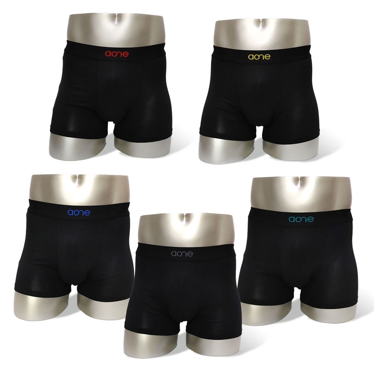 에이원(AONE) [5pack] 모달 로고 드로즈 팬티