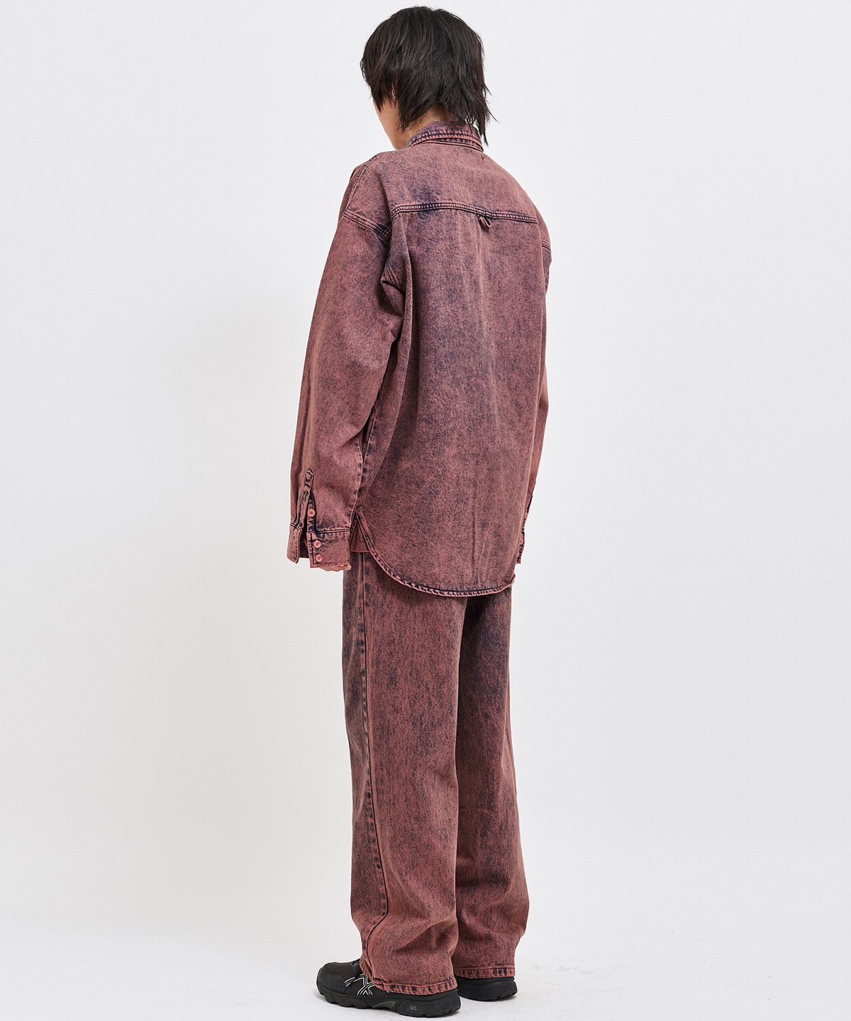 씨웨어 바이 더 지니어스(C WEAR BY THE GENIUS) 와인 데님 셔츠