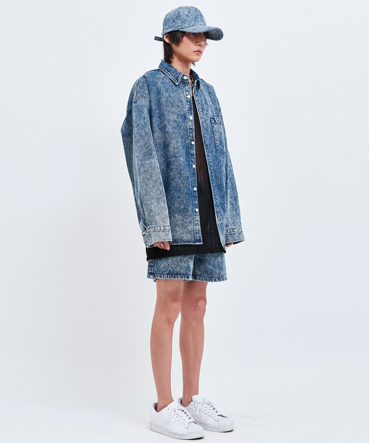 씨웨어 바이 더 지니어스(C WEAR BY THE GENIUS) 진로 데님 셔츠 세트