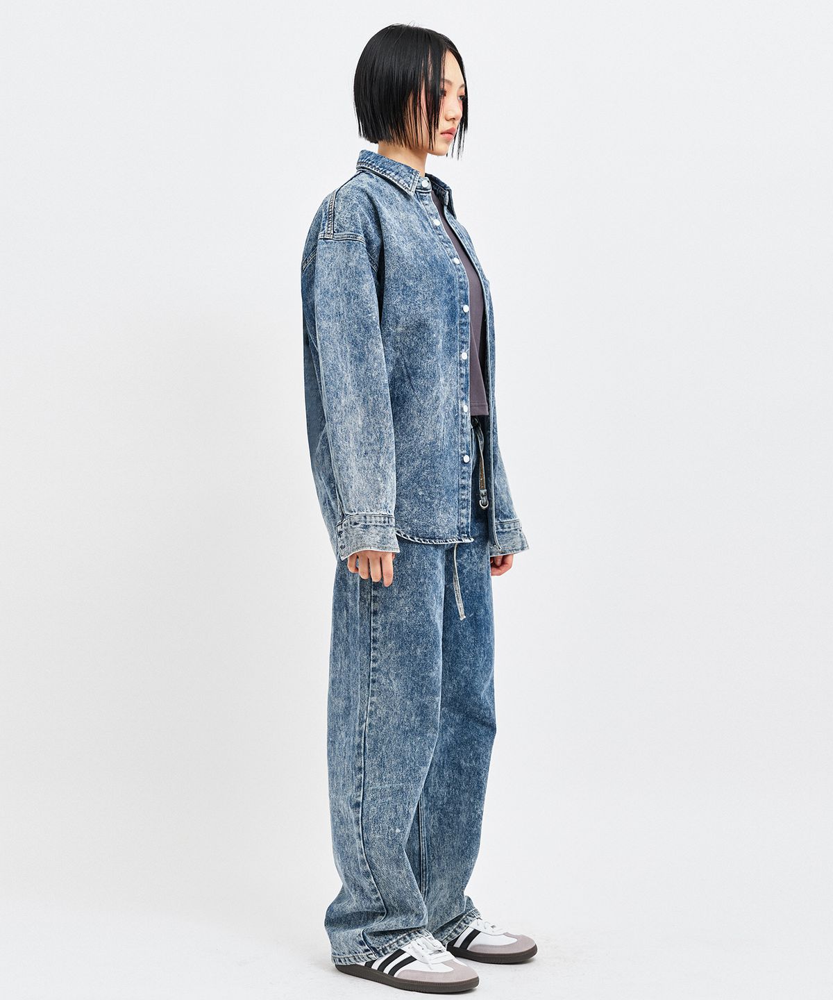 씨웨어 바이 더 지니어스(C WEAR BY THE GENIUS) 진로 데님 셔츠 세트