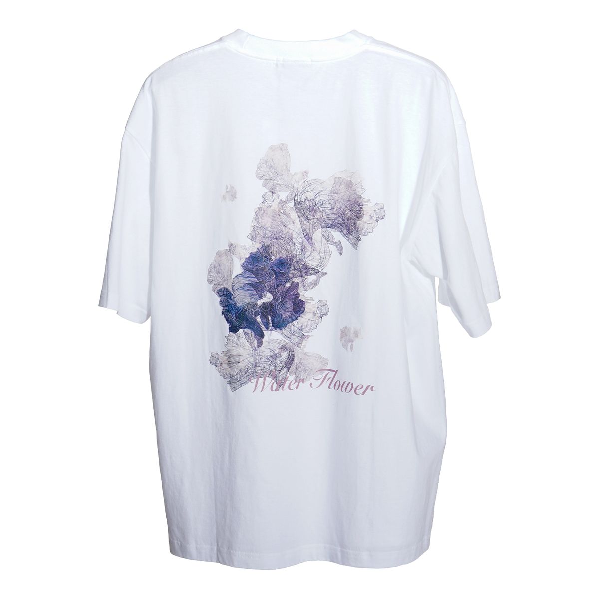 길프(GUILF) Water Flower Overfit T-Shirts (White)
