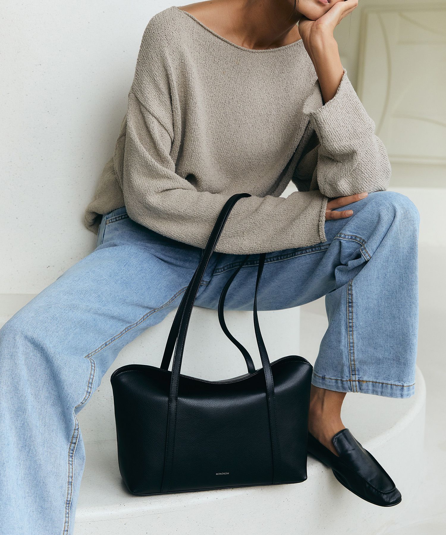 MUSINSA | MONOROW SARA BAG BLACK