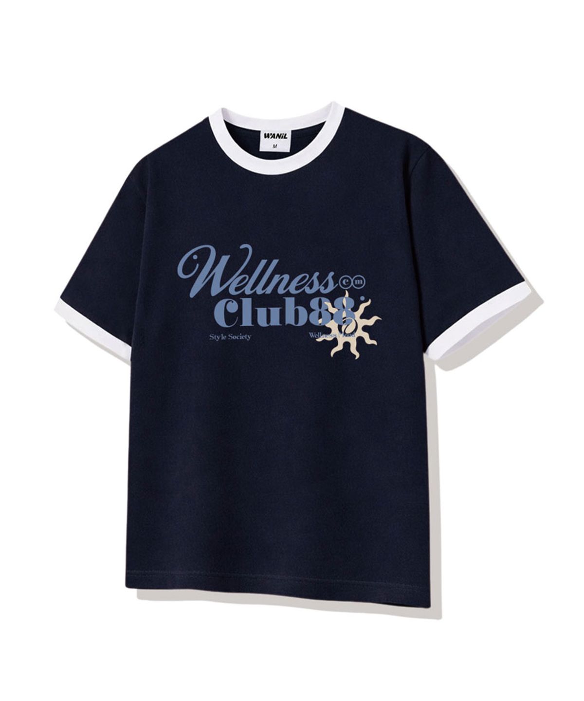 웨닐(WANIL) 웰니스클럽 링거 루즈핏 반팔티셔츠 4 Color [WASE_4502]