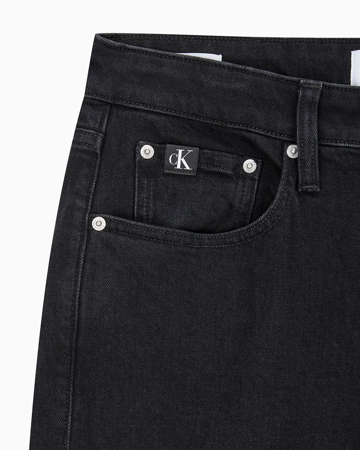 캘빈클라인 진(CALVIN KLEIN JEANS) 남 블랙 90s 스트레이트핏 데님 J324357 1BY
