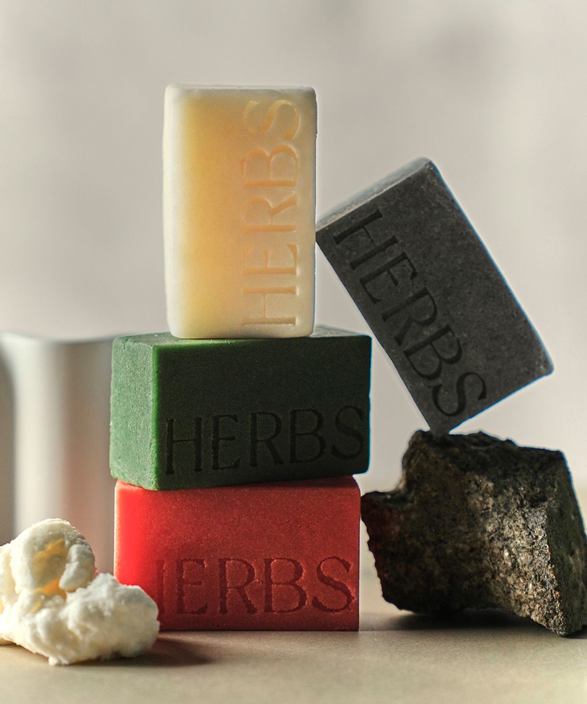허브스서울(HERBS SEOUL) [파우치증정]모공 각질 페이스 천연 클렌징 솝바 그레이바(약산성 무자극) & 2pack 듀얼 세트 200g