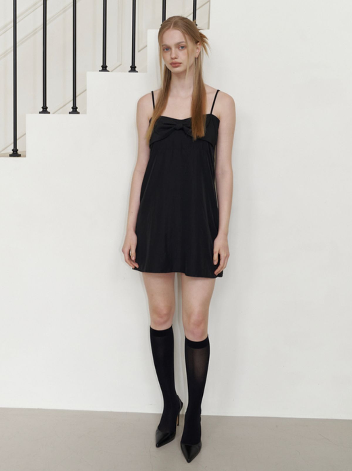 카인더베이비(KINDABABY) romance ribbon dress - black