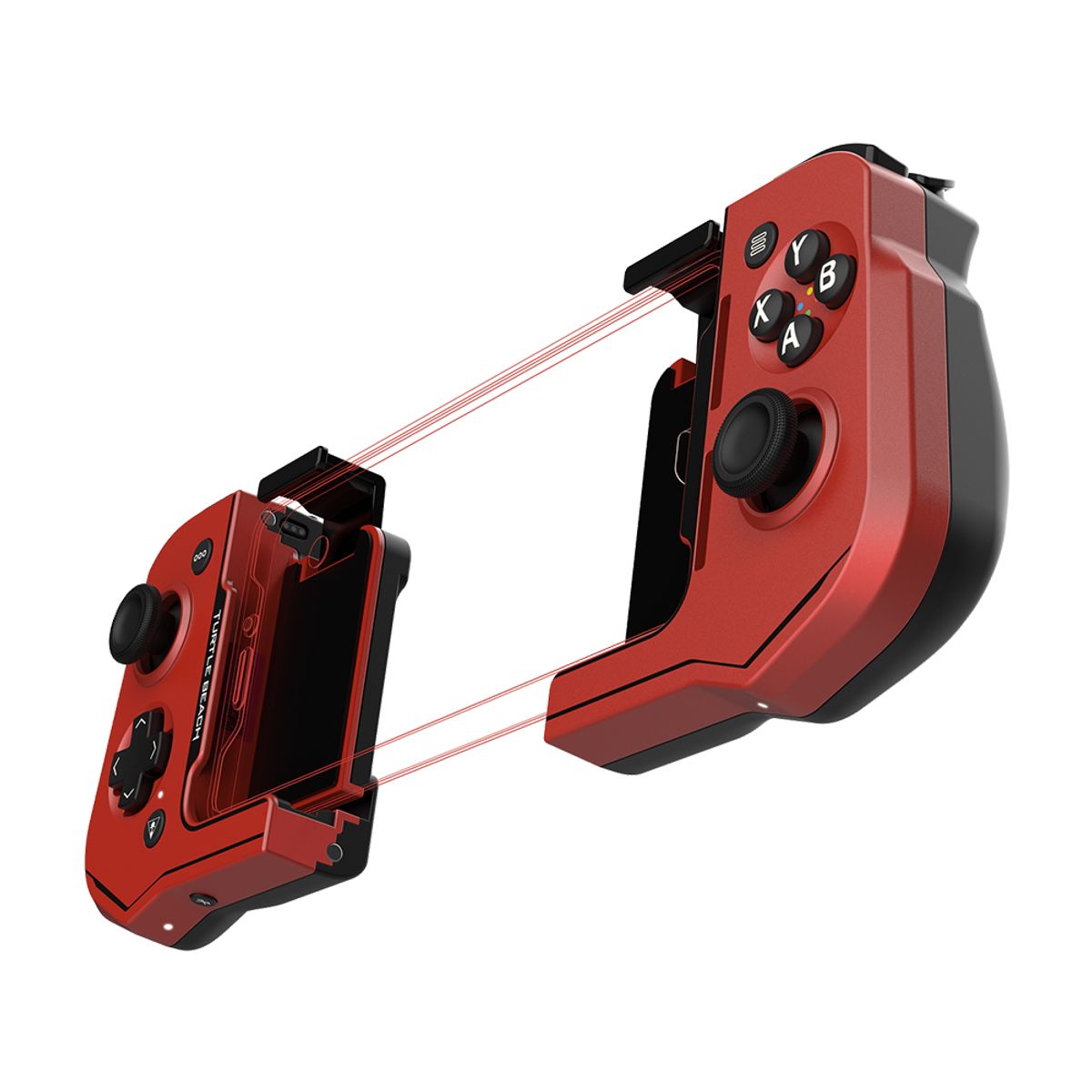 터틀비치(TURTLEBEACH) 아톰 Atom 무선 안드로이드 게임패드 (Red/Black)