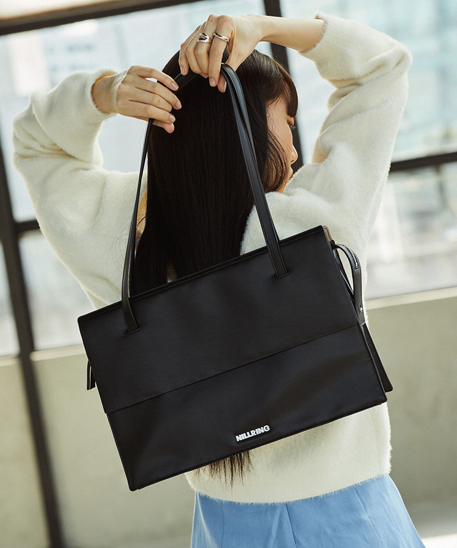 ★送料・関税込★NILLRING★NILLRING 10AM Bag★ MUSINSA | NILLRING 10 AM Bag - Black