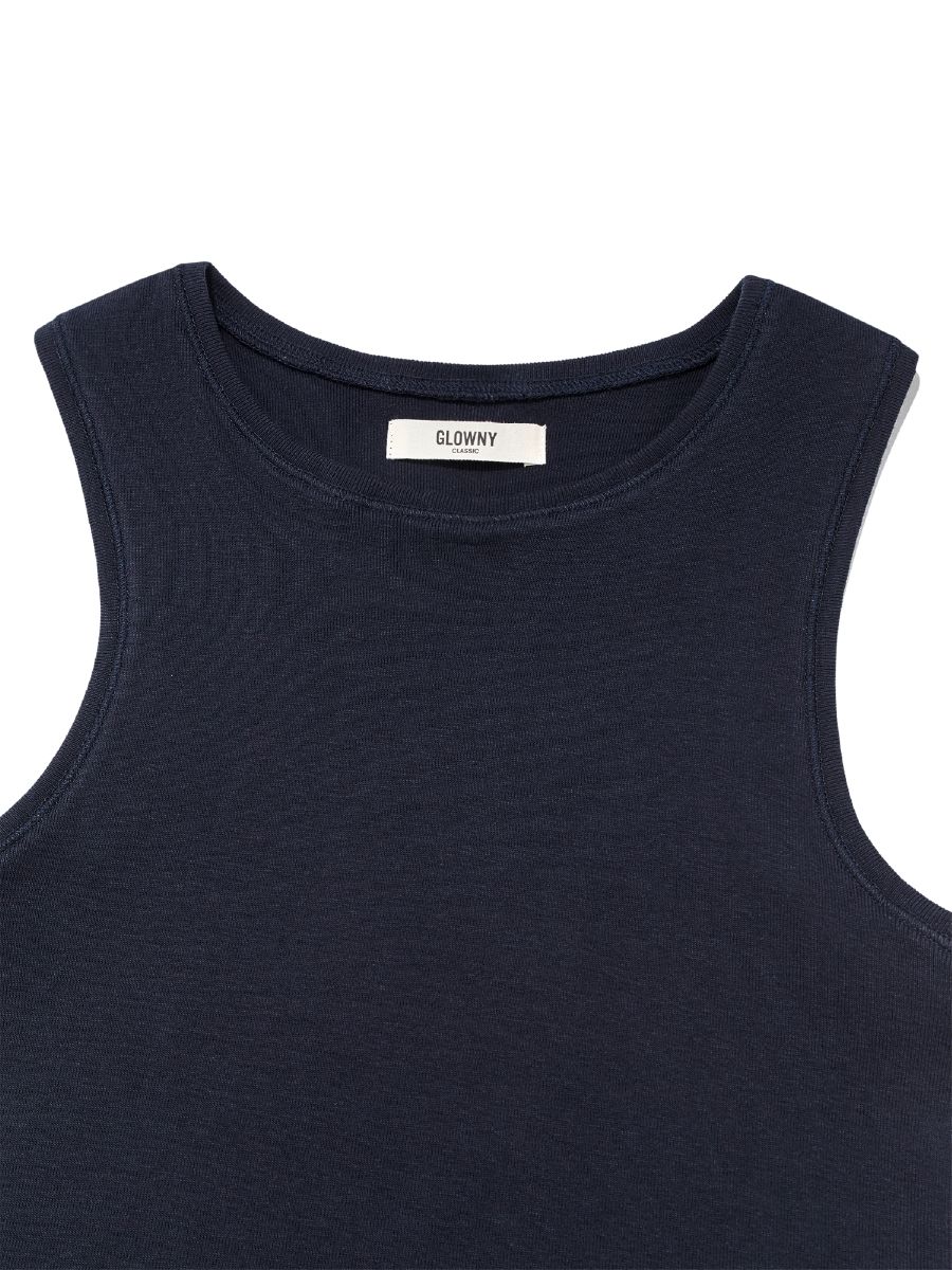 ★2023SS新作★glowny★G CLASSIC SLEEVELESS MUSINSA | GLOWNY G CLASSIC SLEEVELESS (NAVY)