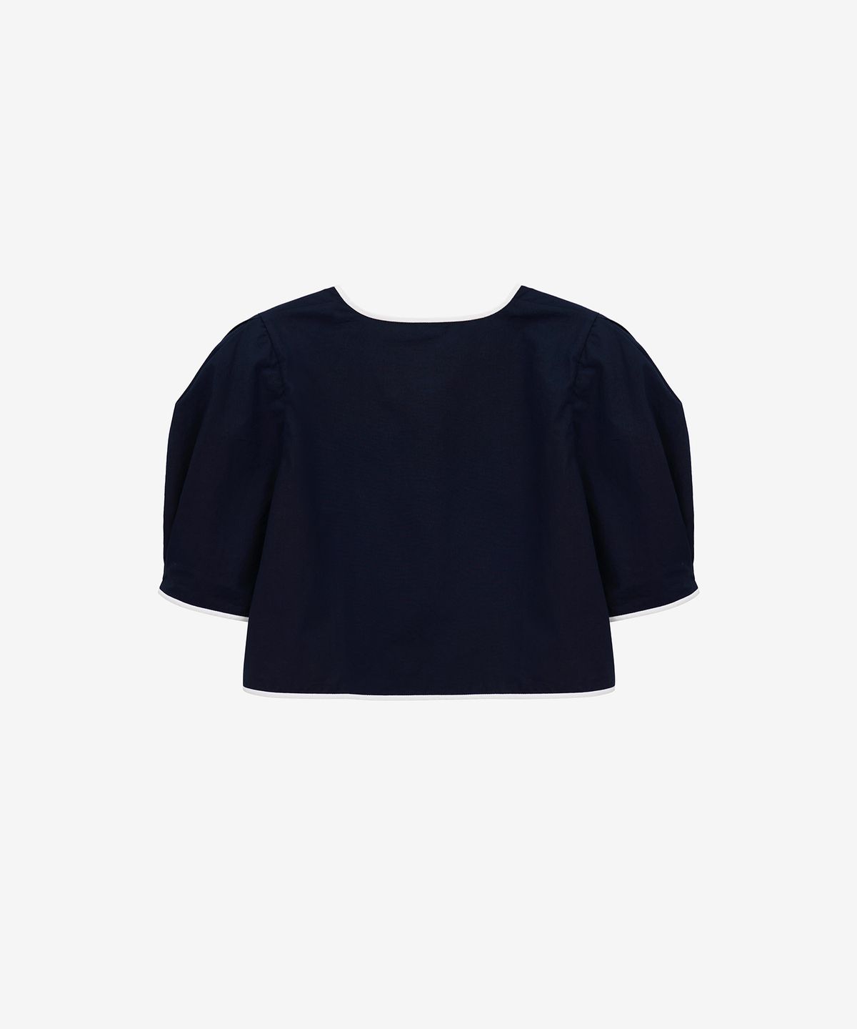 그로브(GROVE) 22SUMMER PONDE BLOUSE [NAVY]