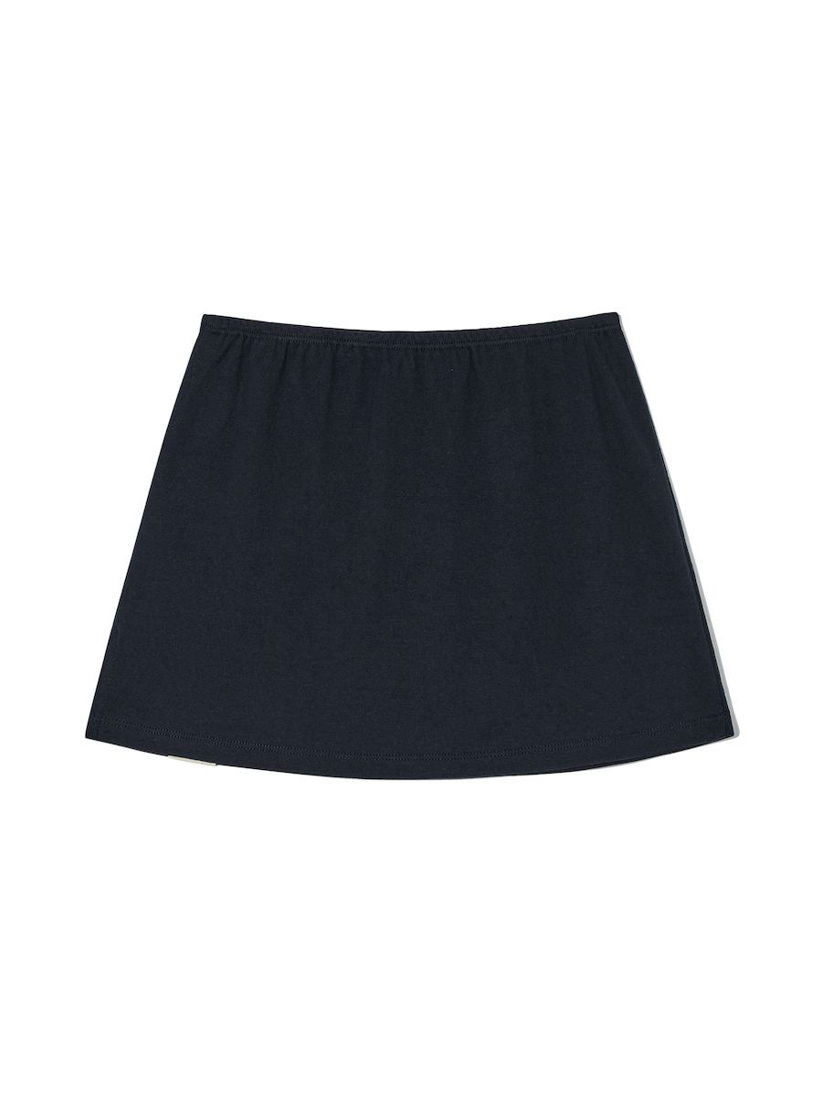 MUSINSA公式 | GLOWNY G CLASSIC MINI SKIRT (NAVY)