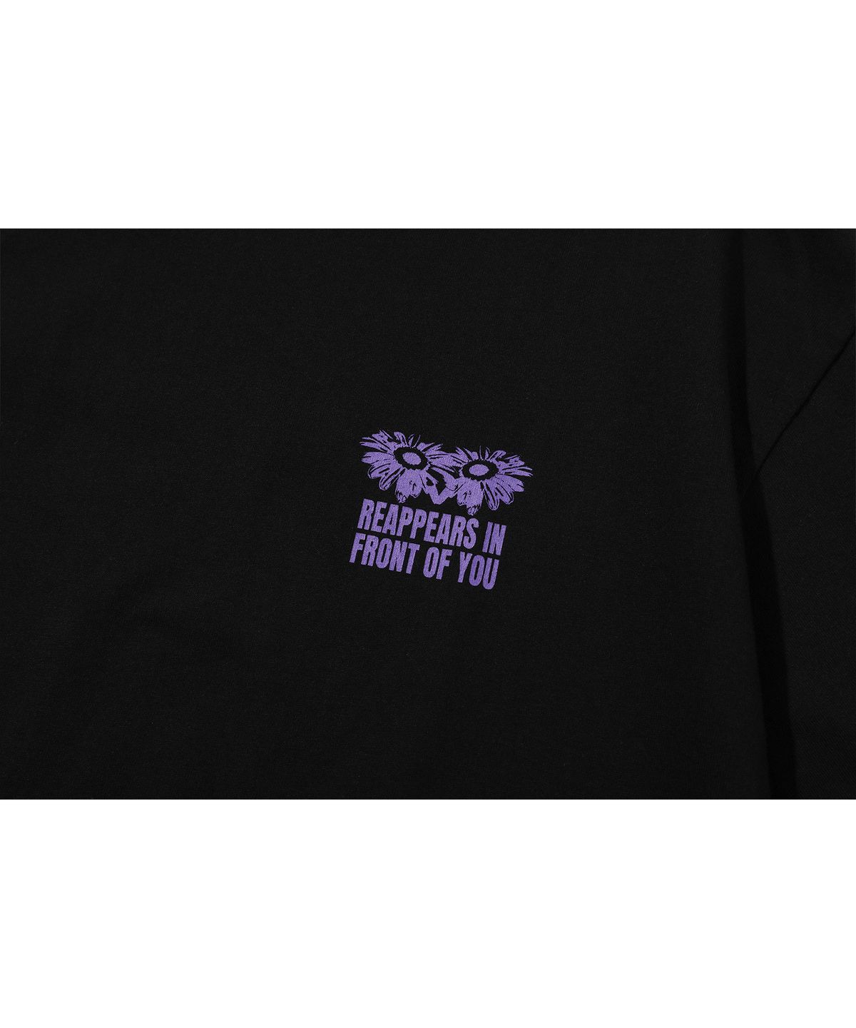 꼼파뇨(CPGN STUDIO) PUT IN FLOWER 반팔티 블랙