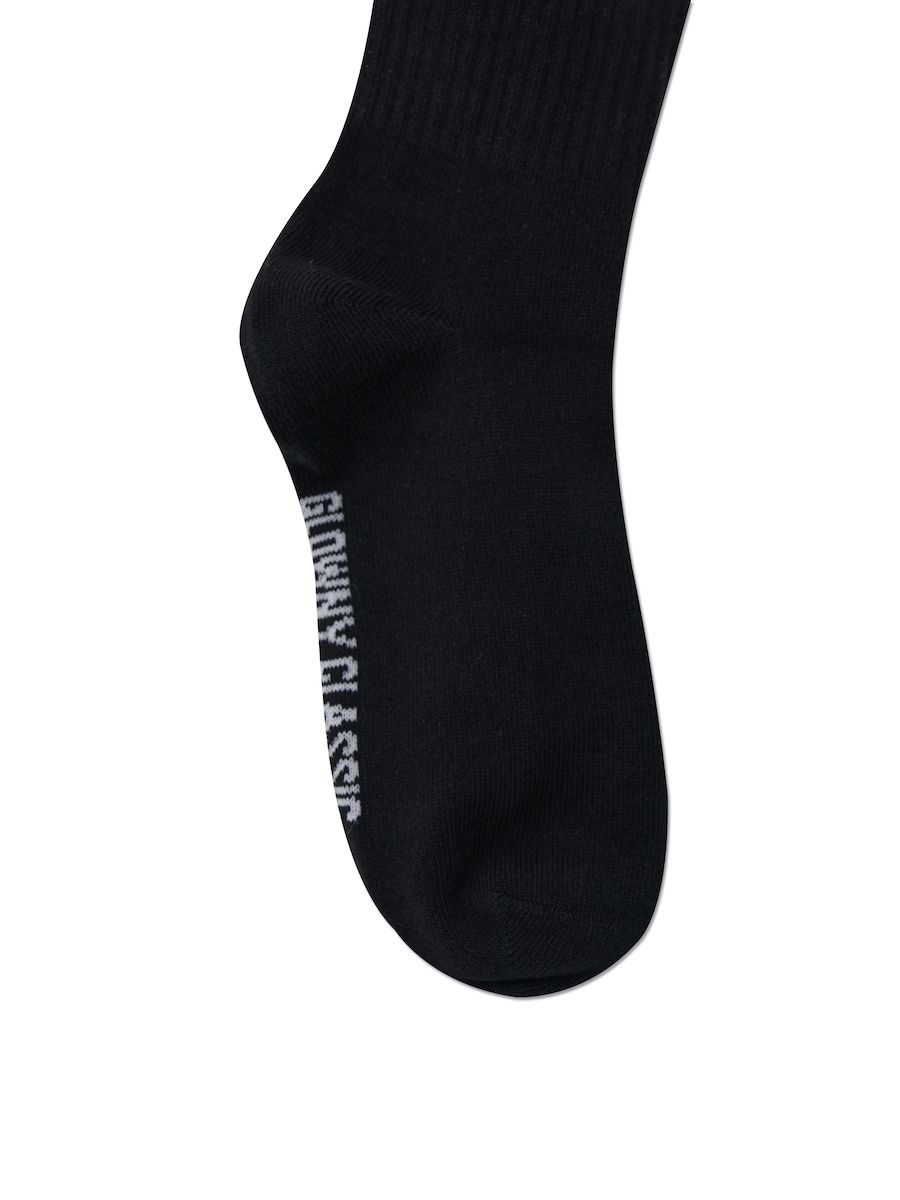 MUSINSA公式 | GLOWNY EVERYDAY G SOCKS 2.0 (BLACK)