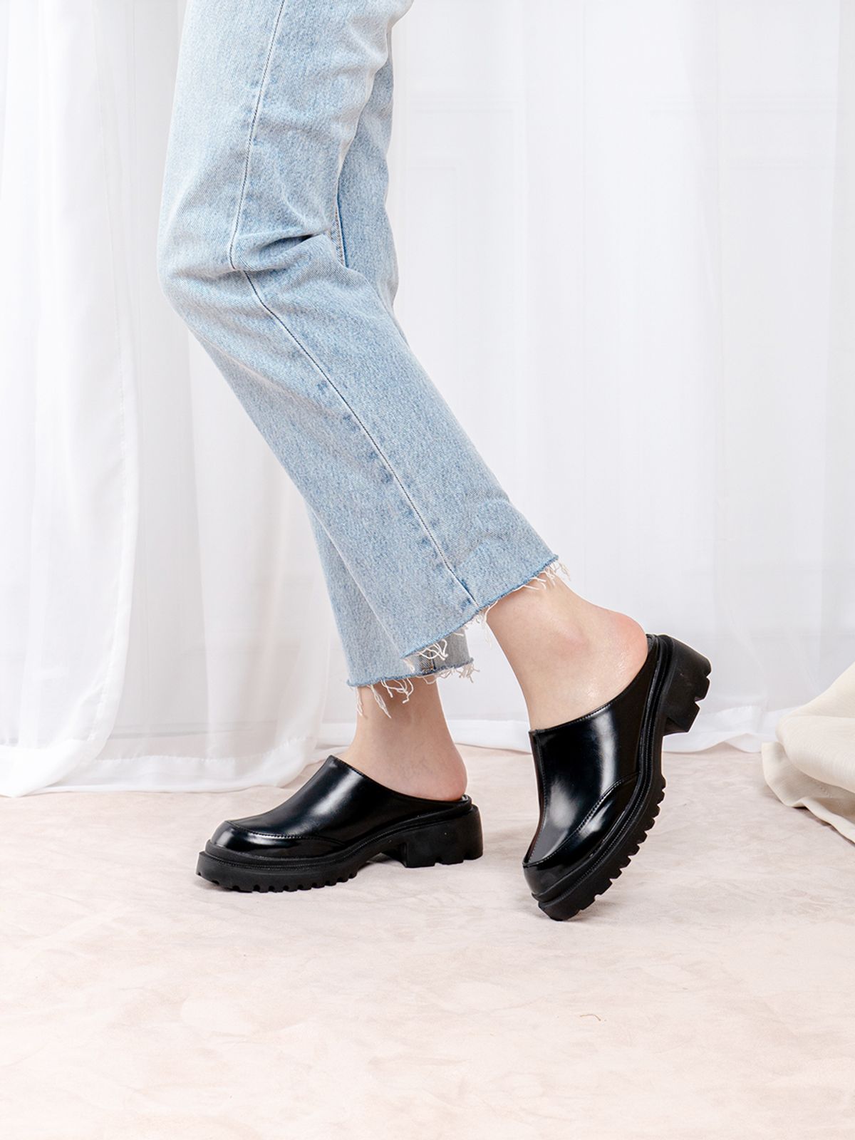 스퍼(SPUR) Brill mule -SS8029 (3color) 청키 뮬 클로그