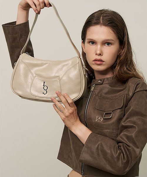 ●ILLIGO● Signature Bag Beige IG23FWBAG01BE MUSINSA | ILLIGO signature bag beige