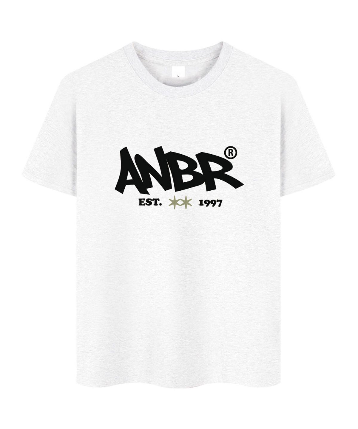 어뉴브로스(ANEWBROS) 포인트스타 오버핏 반팔티셔츠 10 Color [ANSE_9603]