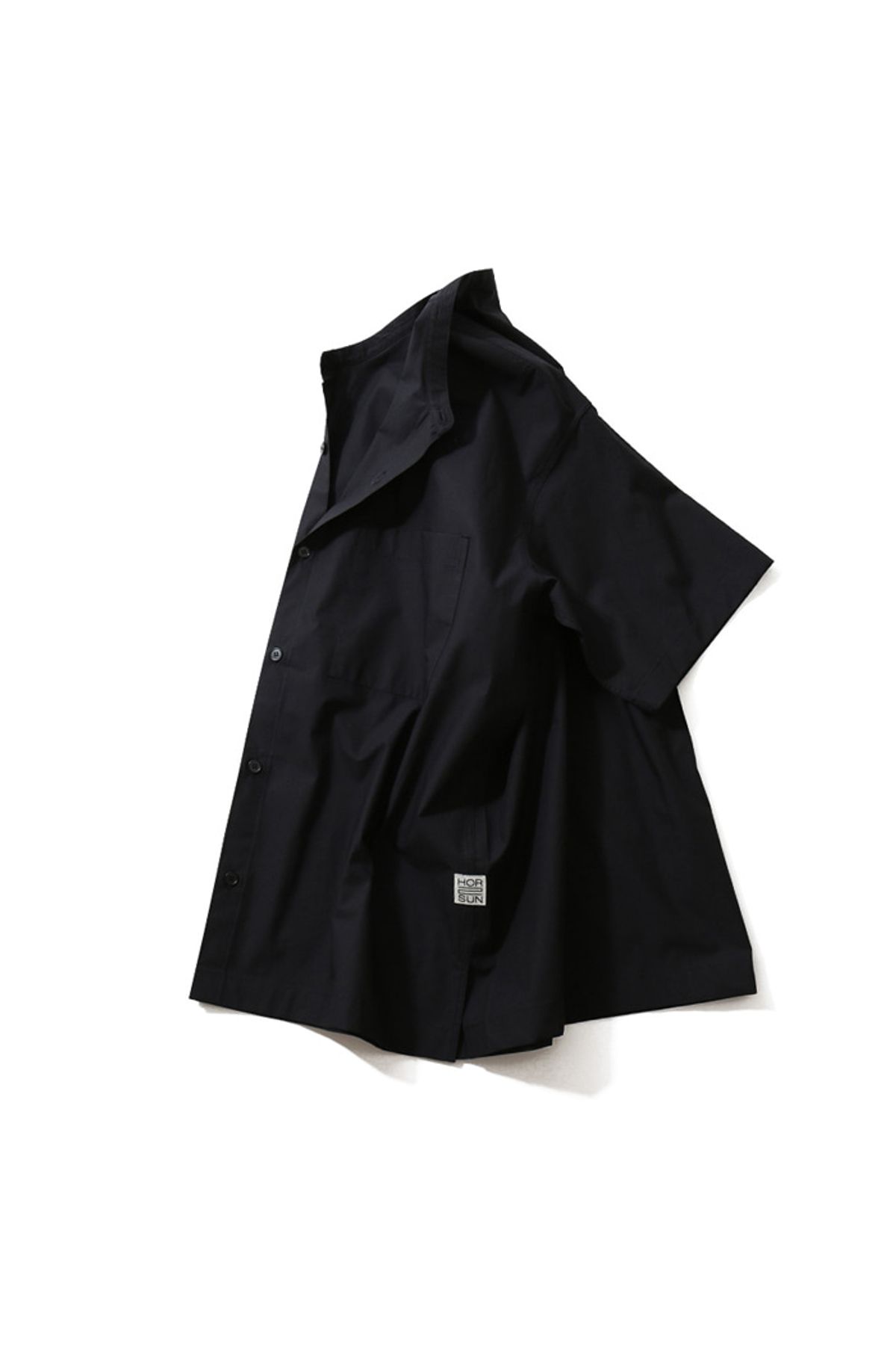 홀리선(HORLISUN) Success Extra Typewriter Short Sleeve Shirts Navy