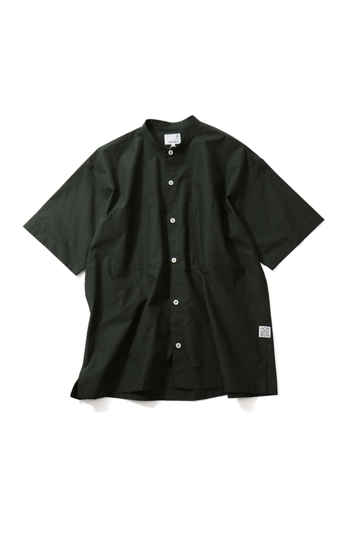 홀리선(HORLISUN) Success Extra Typewriter Short Sleeve Shirts Bold Green