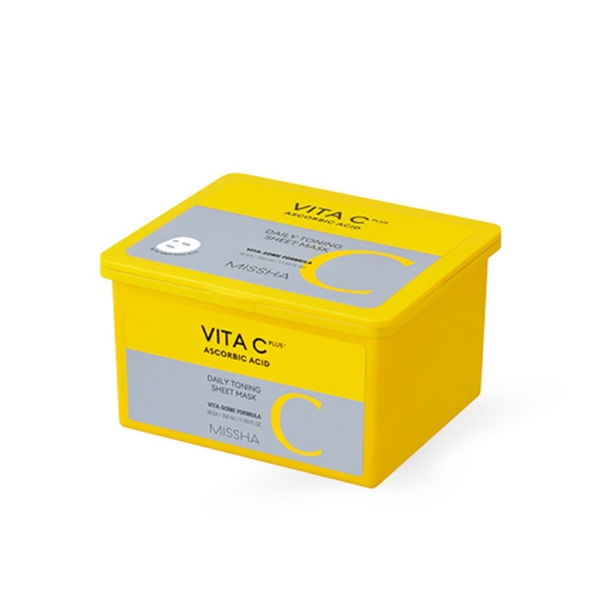 미샤(MISSHA) 비타씨플러스 데일리 토닝 시트마스크 350ml / 30매