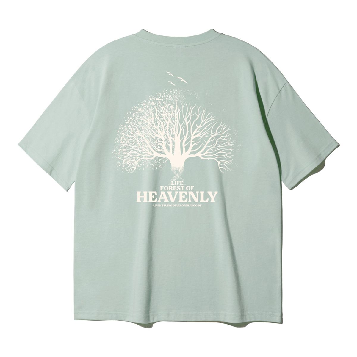 앨빈클로 주니어(ALVINCLO JUNIOR) FOREST OF HEAVENLY 반팔 티셔츠 J24255 3컬러