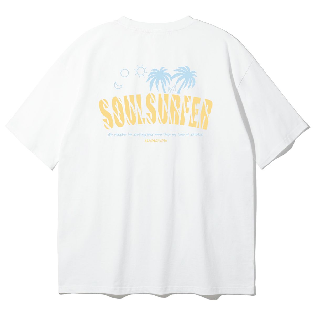 앨빈클로 주니어(ALVINCLO JUNIOR) 야자수 SOUL SURFER 반팔 티셔츠 J24872 3컬러