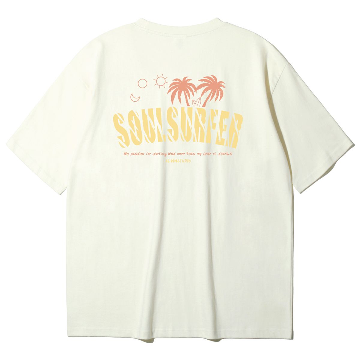 앨빈클로 주니어(ALVINCLO JUNIOR) 야자수 SOUL SURFER 반팔 티셔츠 J24872 3컬러