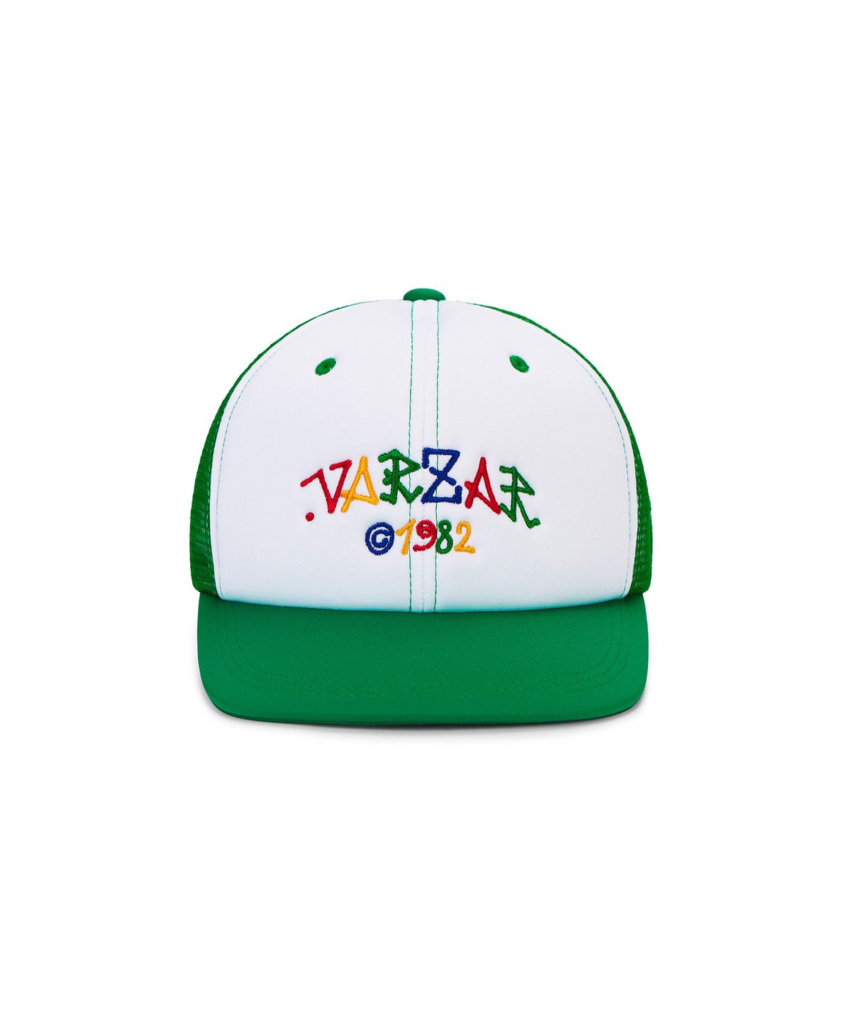 바잘(VARZAR) 팜트리 로고 오디너리 메쉬캡 그린