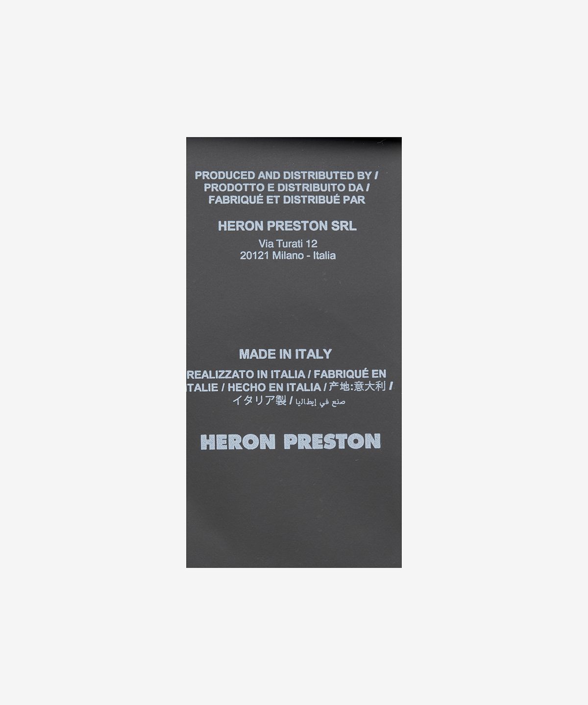 헤론 프레스톤(HERON PRESTON) HP 스폰서 나일론 바시티 재킷 - 그레이 / HMEK001S23FAB0010925