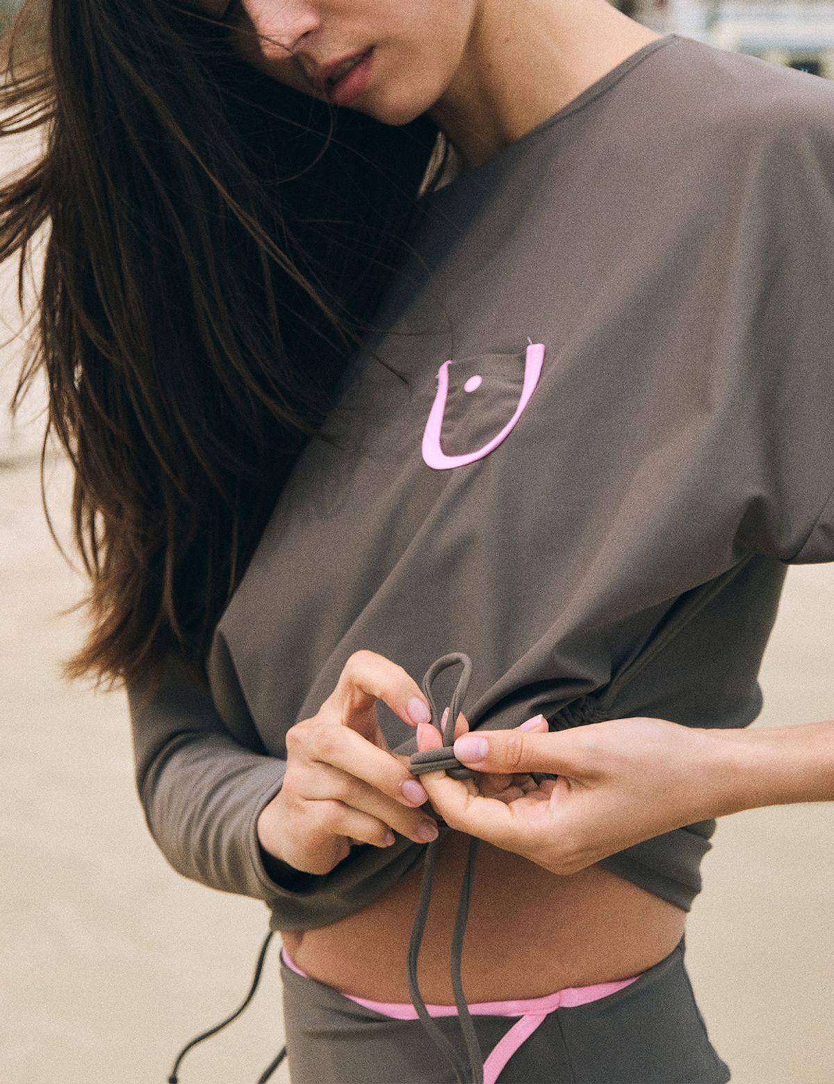 써피(SURFEA) MATILDA RASH GUARD_COCOA