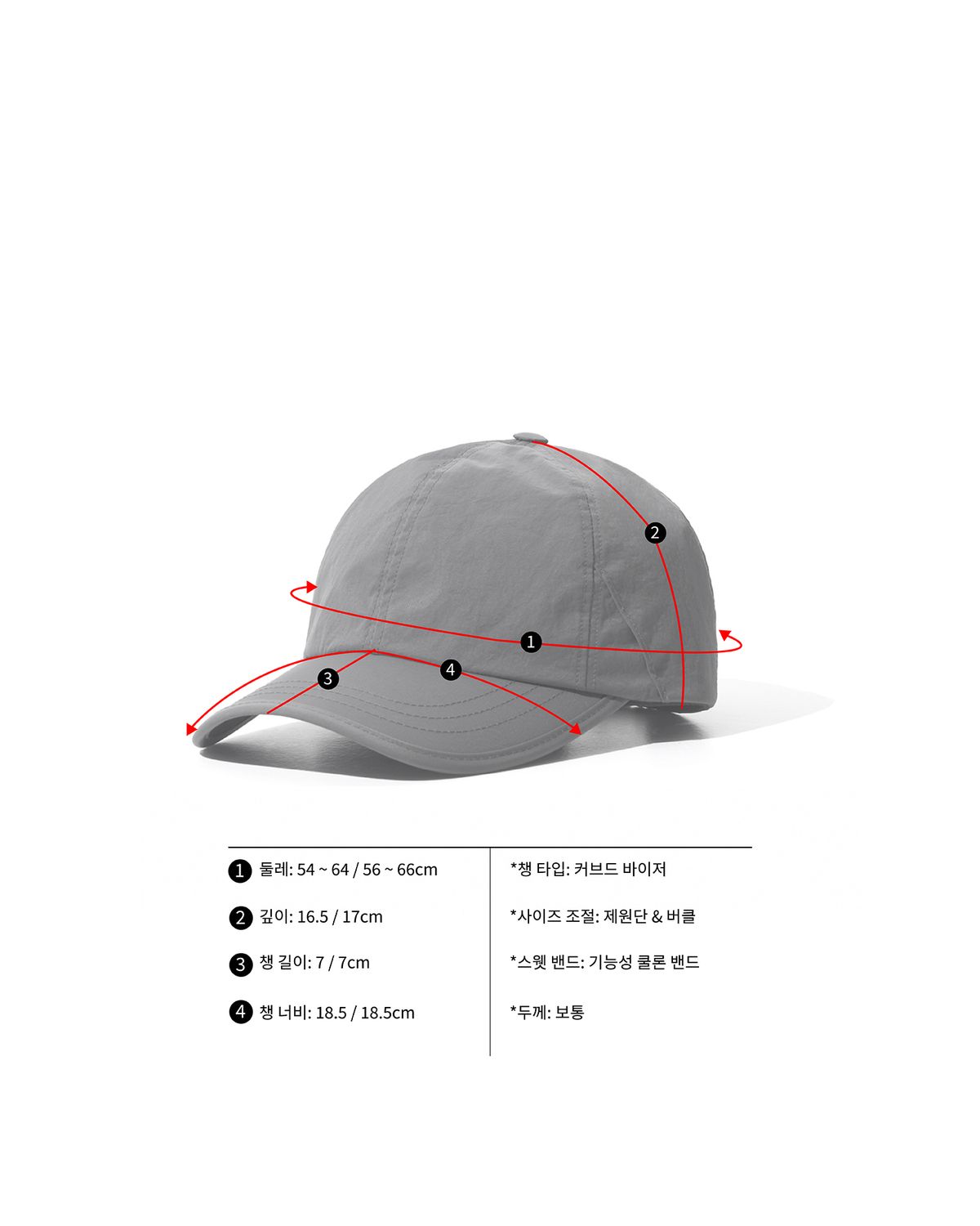 월스와일 무브먼트(WORTHWHILE MOVEMENT) 컷 오프 캡 (스톤 그레이)
