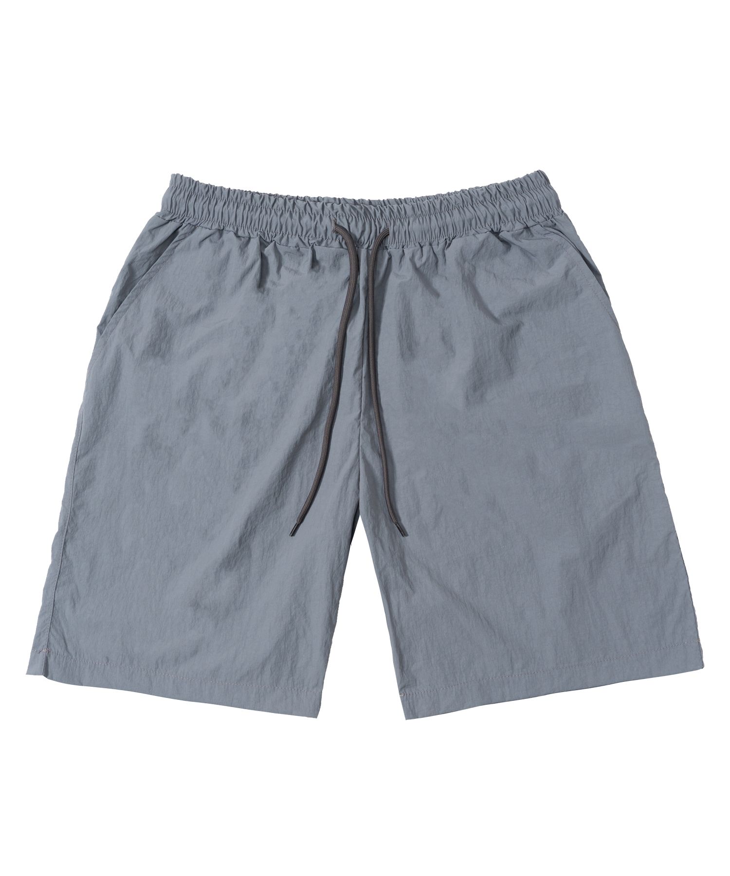 MUSINSA | S'EST Nylon banding short pants - DARK GRAY